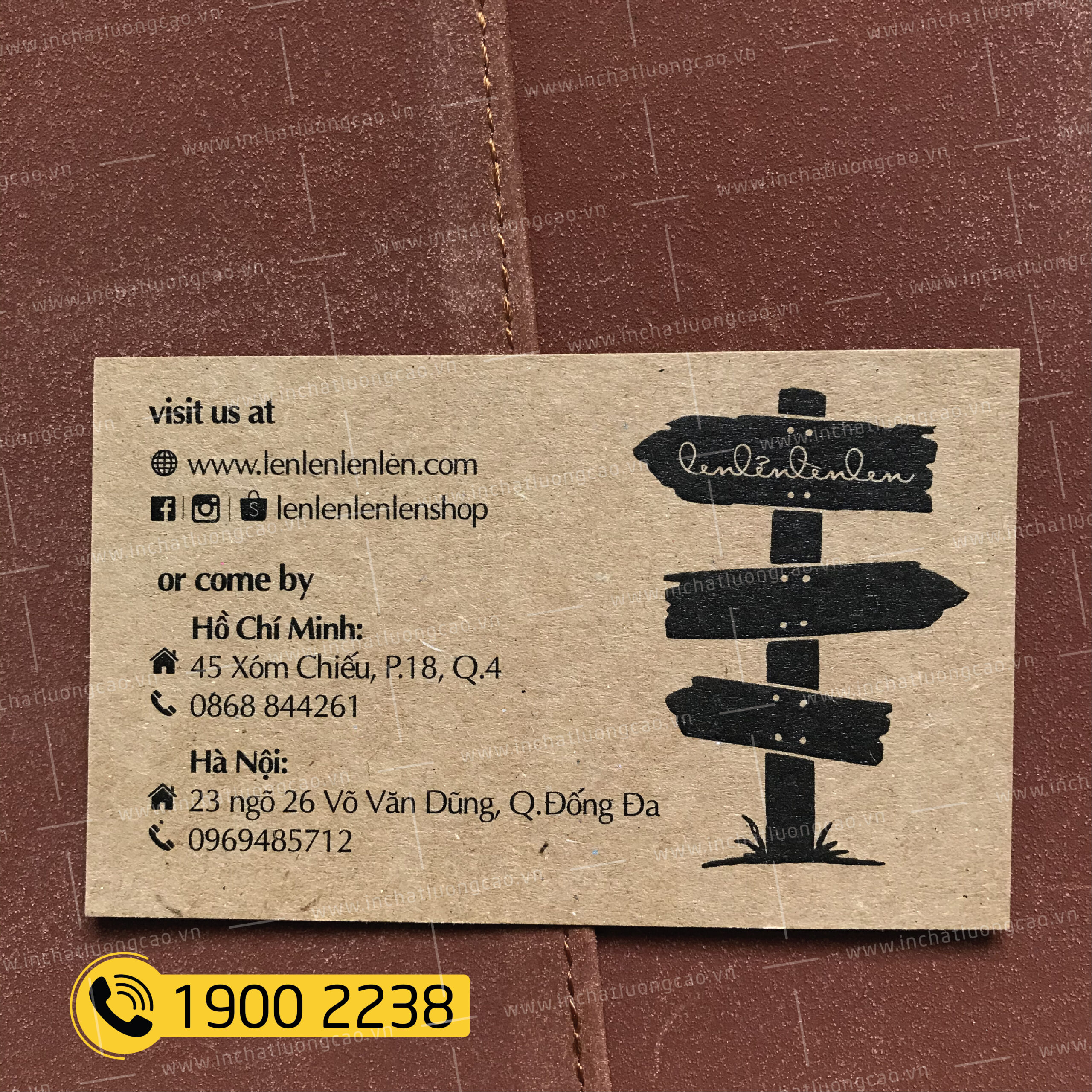 In danh thiếp giấy mỹ thuật