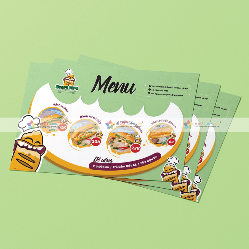 Tổng Hợp Mẫu Menu Đẹp Theo Xu Hướng 2025