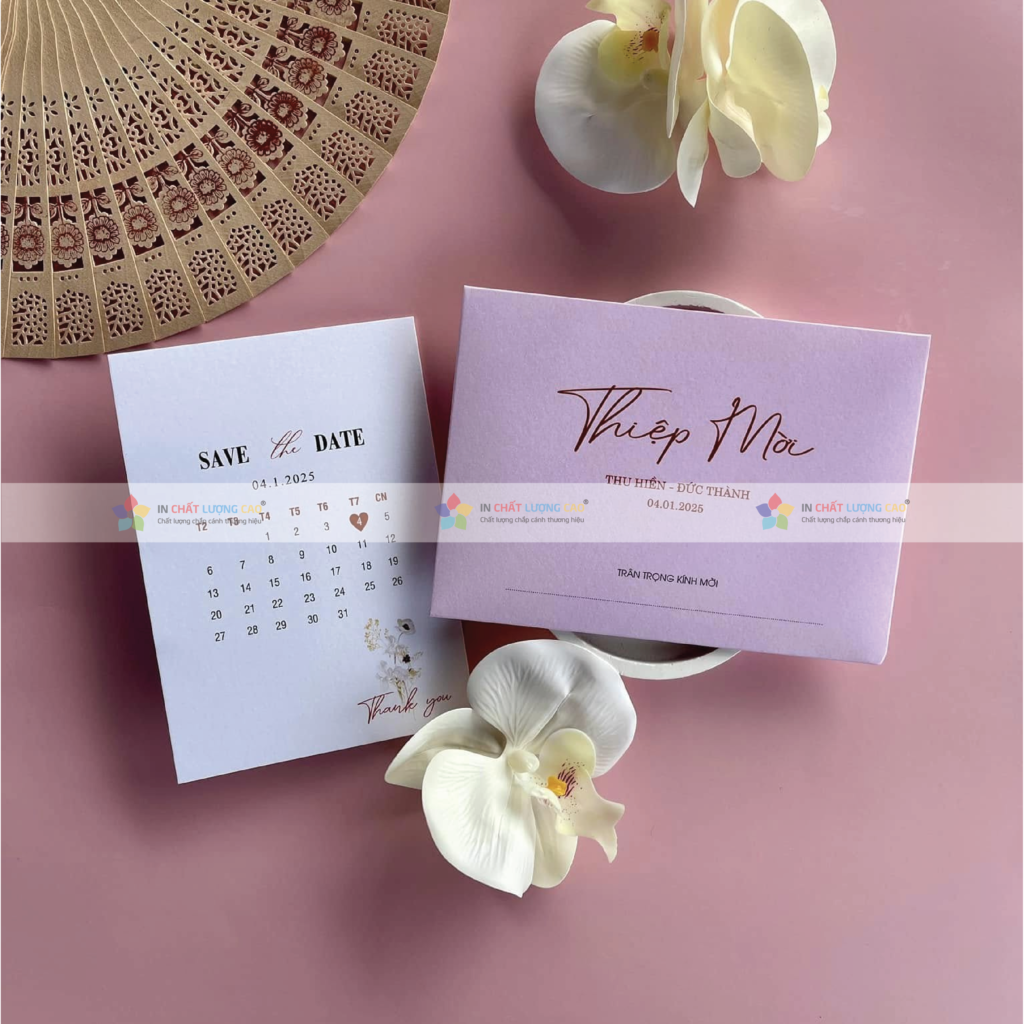 Xu Hướng Thiệp Cưới Đẹp & Sang Trọng 2025