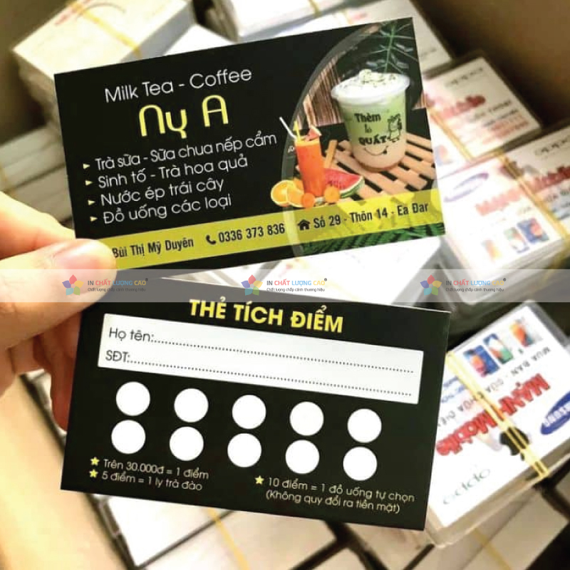 In Thẻ Tích Điểm – Bí Quyết Giữ Chân Khách Hàng 2025