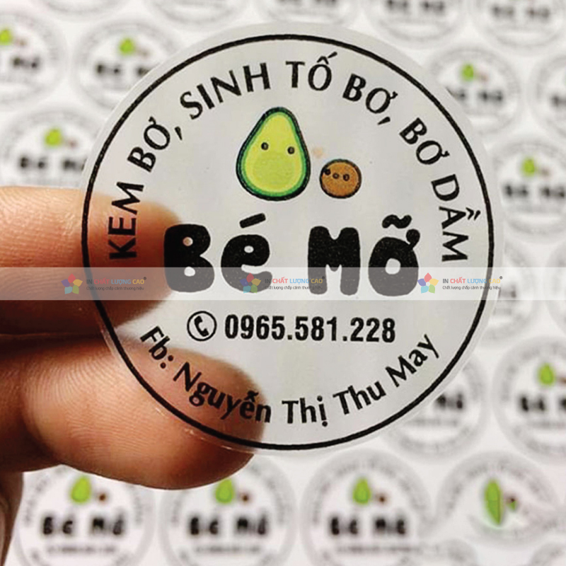 In Tem Nhãn Sản Phẩm Giá Rẻ, Chuyên Nghiệp 2025