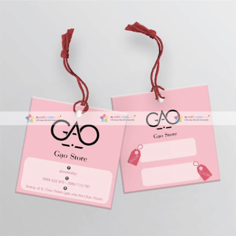 In Tag Quần Áo Theo Yêu Cầu, Chuyên Nghiệp 2025