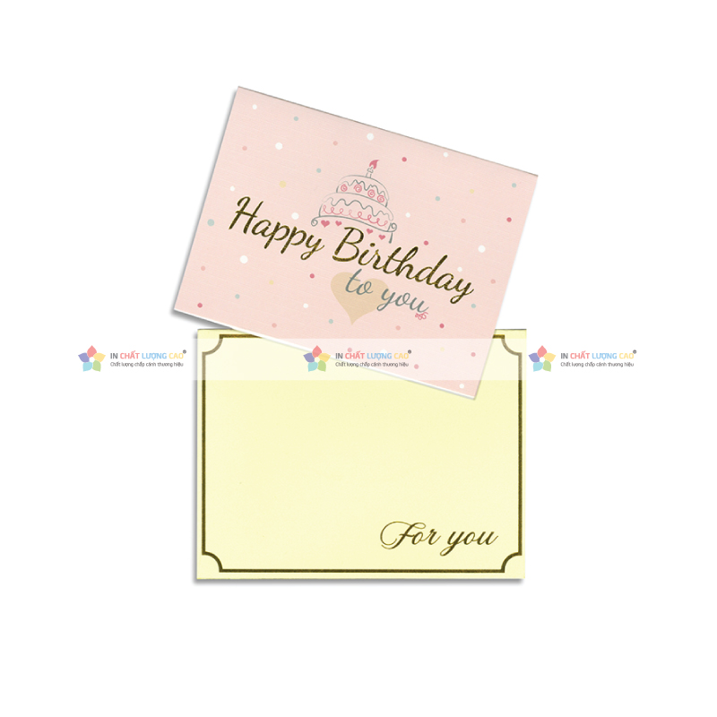 In Thiệp Sinh Nhật Chuyên Nghiệp, Giá Rẻ 2025