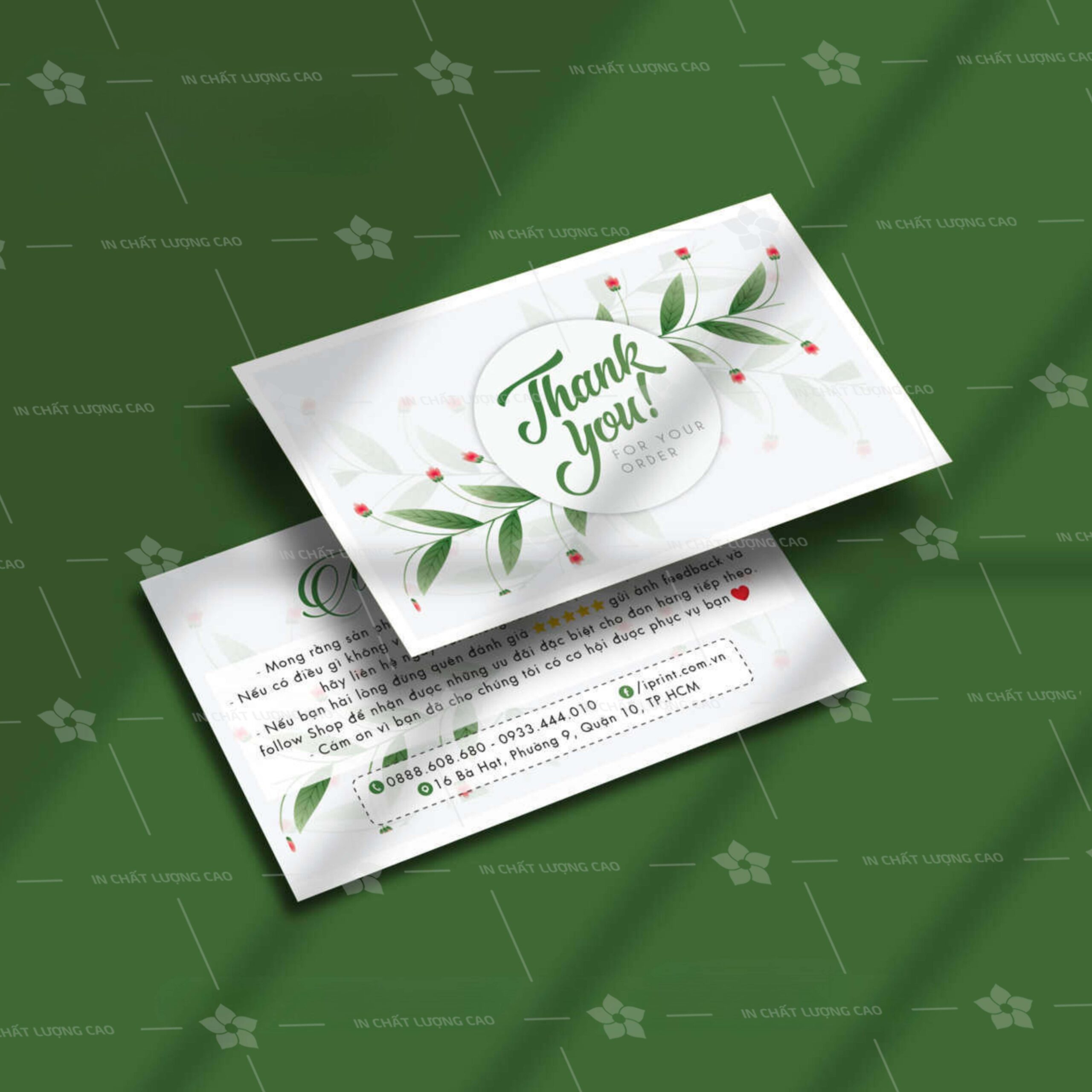 In Thẻ Cảm Ơn – Tạo Dấu Ấn Thương Hiệu 2025